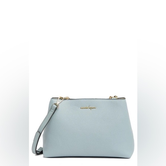 Nanette Lepore Handbags - NANETTE LEPORE CONVERTIBLE DOUBLE CROSSBODY HANDBAG IN CHAMBRAY